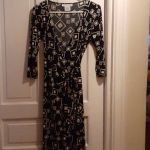 Black and white dress